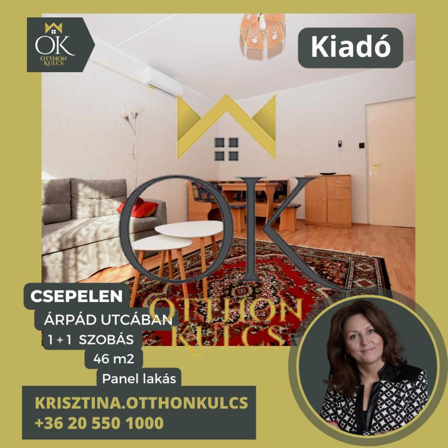 Albérlet, kiadó panellakás, Budapest, XXI. kerület
