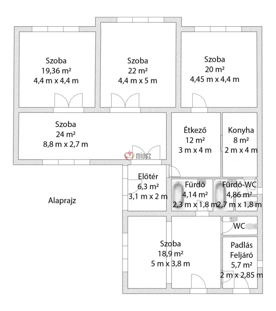 eladó családi ház, Bag