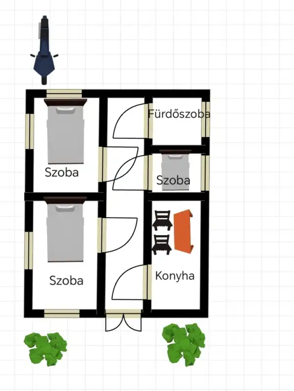 Eladó családi ház, Kerepes 3 szoba 79 m² 89.9 M Ft
