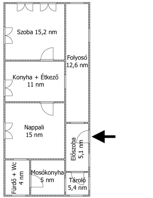 Eladó családi ház, Palotás 2 szoba 73 m² 19.99 M Ft