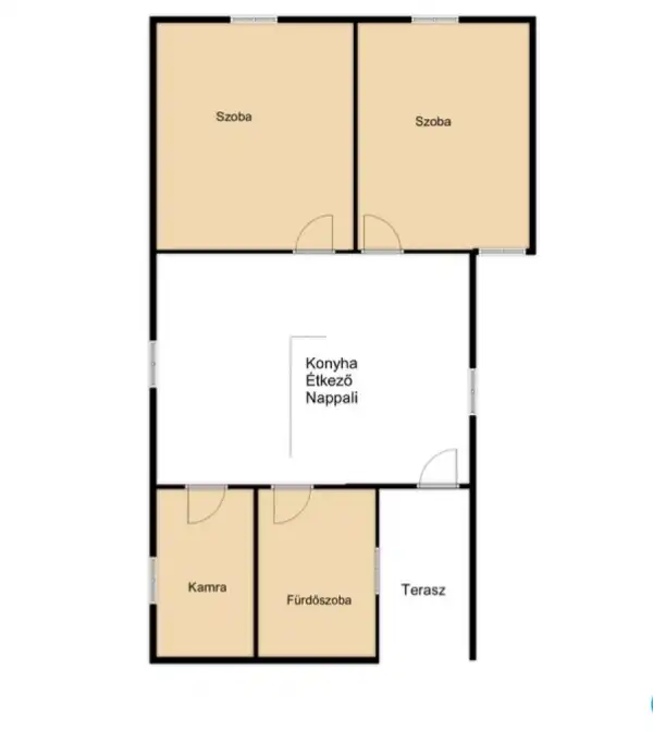 Eladó családi ház, Zalatárnok 2 szoba 75 m² 22.5 M Ft
