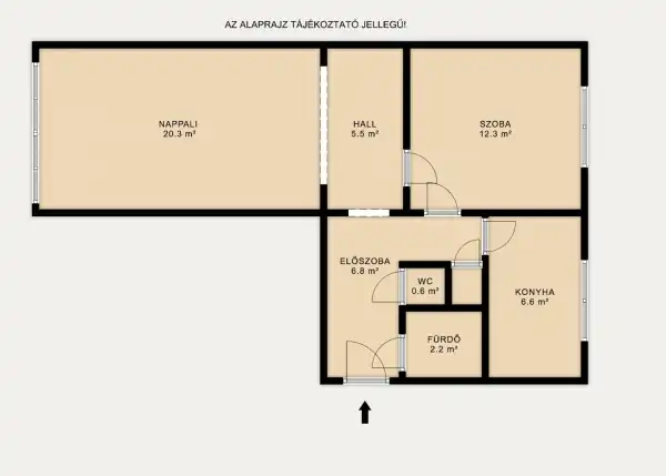 Eladó panellakás, Tatabánya 2 szoba 53 m² 39 M Ft