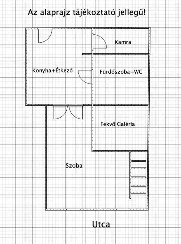 Eladó téglalakás, Budapest, IX. kerület 1 szoba 40 m² 63.9 M Ft
