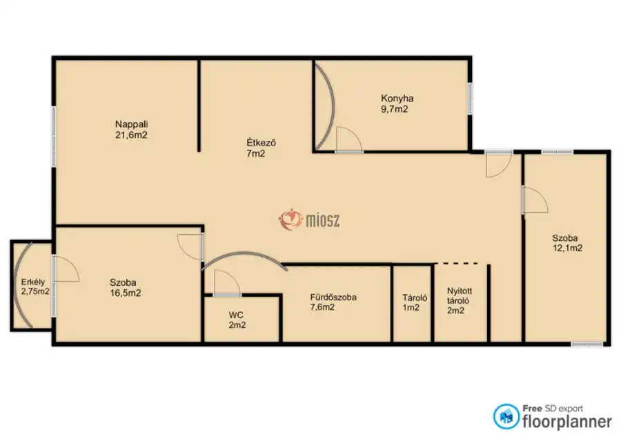 eladó téglalakás, Nagykanizsa