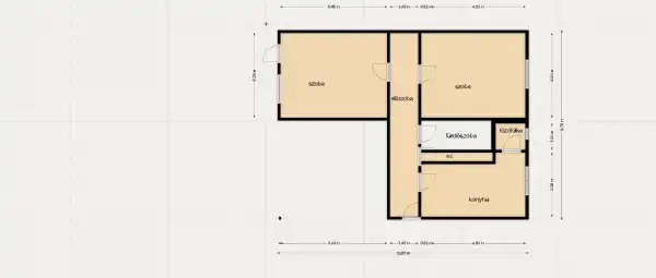 Eladó téglalakás, Tatabánya 2 szoba 56 m² 37 M Ft