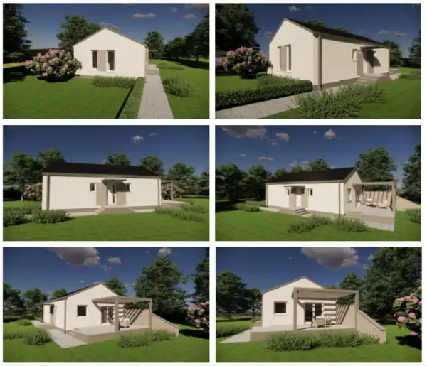 Eladó új építésű családi ház, Dunaalmás 1+2 szoba 68 m² 69.9 M Ft