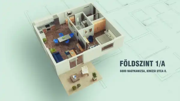 Eladó új építésű téglalakás, Nagykanizsa 2 szoba 50 m² 58.47 M Ft