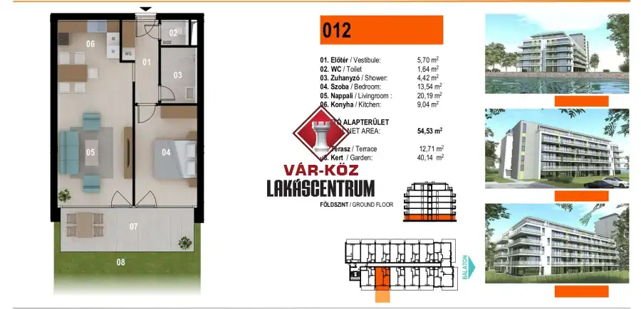 eladó új építésű téglalakás, Siófok