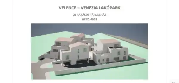 Eladó új építésű téglalakás, Velence 3 szoba 60 m² 300 M Ft