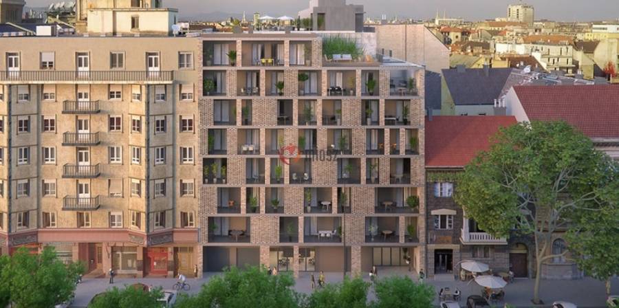 eladó újépítésű téglalakás, Budapest, VIII. kerület