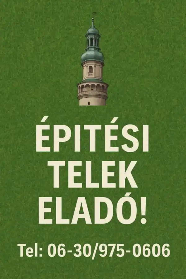 Eladó Építési telek, Sopron 1571 m² 32 M Ft